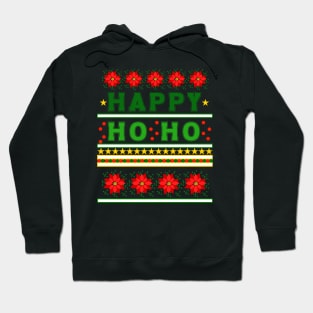 Ugly Christmas Sweater Happy HO HO Hoodie